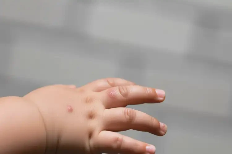 嬰兒手上出現(xiàn)濕疹能夠徹底治愈嗎(圖2)