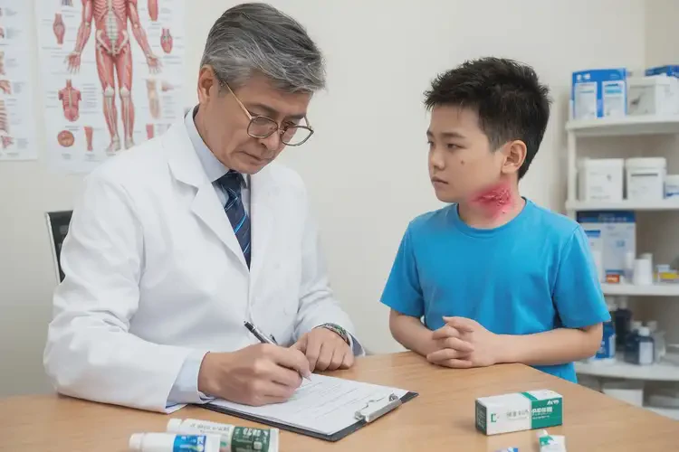 小儿脖子上有湿疹能靠自己自愈吗(图3)