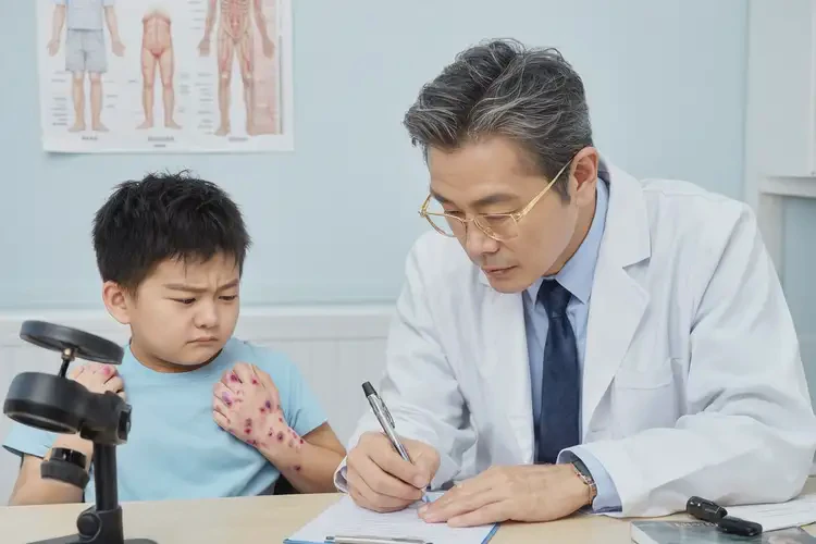 兒童手上起濕疹可不可以徹底自愈(圖1)