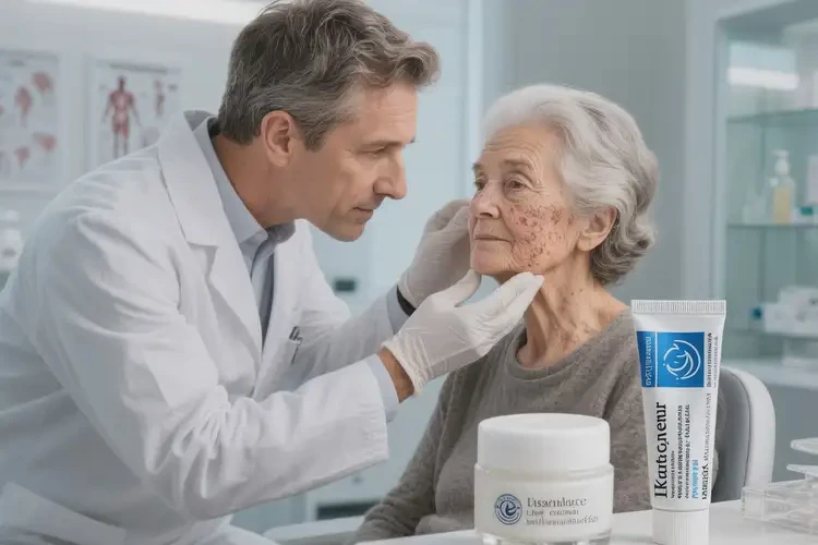 高齡老人面部起濕疹能夠徹底治愈嗎(圖3)