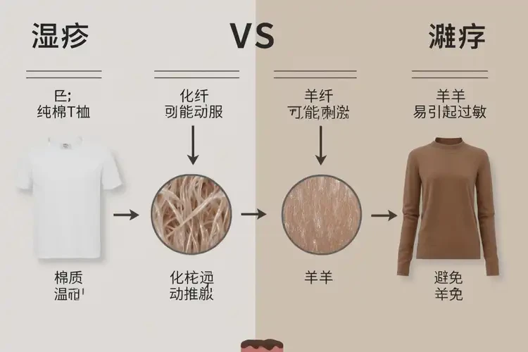 產(chǎn)婦肚子上偶爾長(zhǎng)濕疹不管它會(huì)自己自愈嗎(圖2)