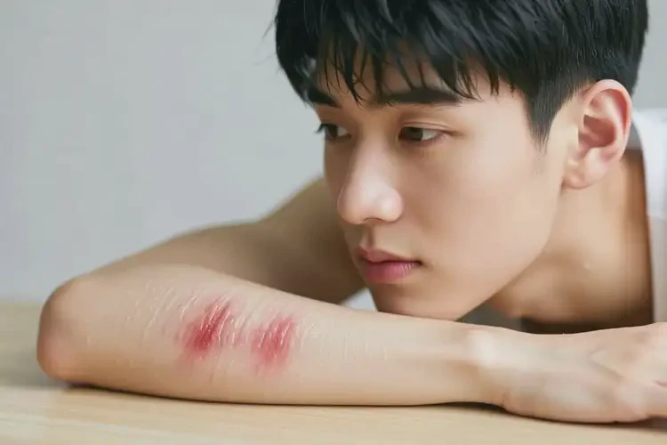 男生手臂容易起濕疹能靠自己自愈嗎(圖2)