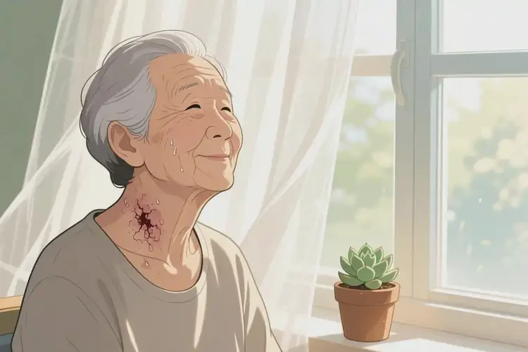 老年人脖子起濕疹可以徹底自愈嗎(圖2)