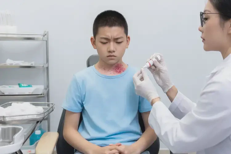 青少年脖子經(jīng)常起濕疹不管它會(huì)自己好嗎(圖3)