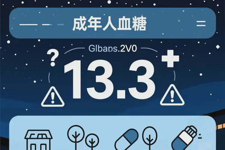 成年人晚上血糖13(圖1)