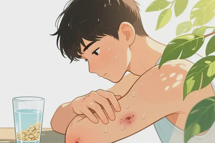 男生身上容易長濕疹能靠自己自愈嗎(圖3)