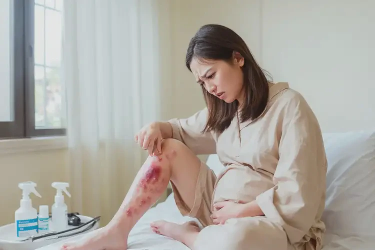 產(chǎn)婦小腿容易起濕疹不管它會(huì)自己痊愈嗎(圖4)