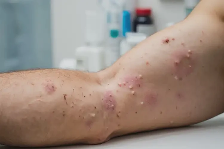 青年人手臂上出濕疹能夠徹底治愈嗎(圖4)