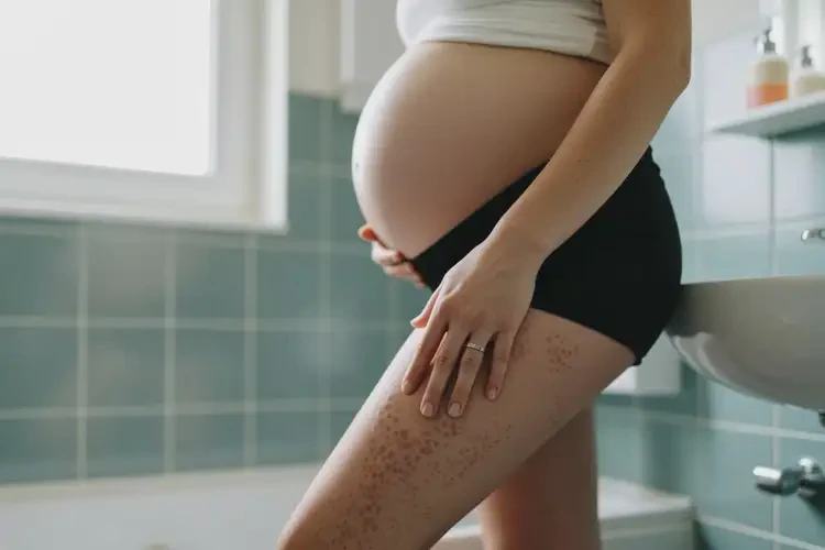 孕婦大腿上偶爾起濕疹不管它會自己自愈嗎(圖2)