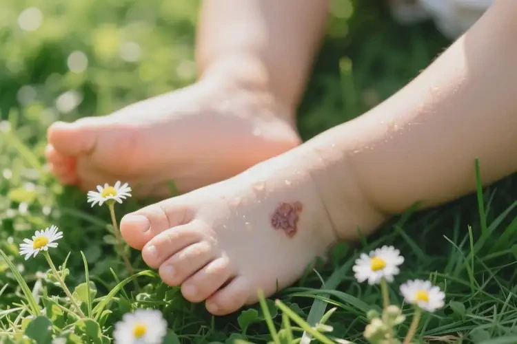 小兒腳上有濕疹不管它會(huì)自己自愈嗎(圖2)