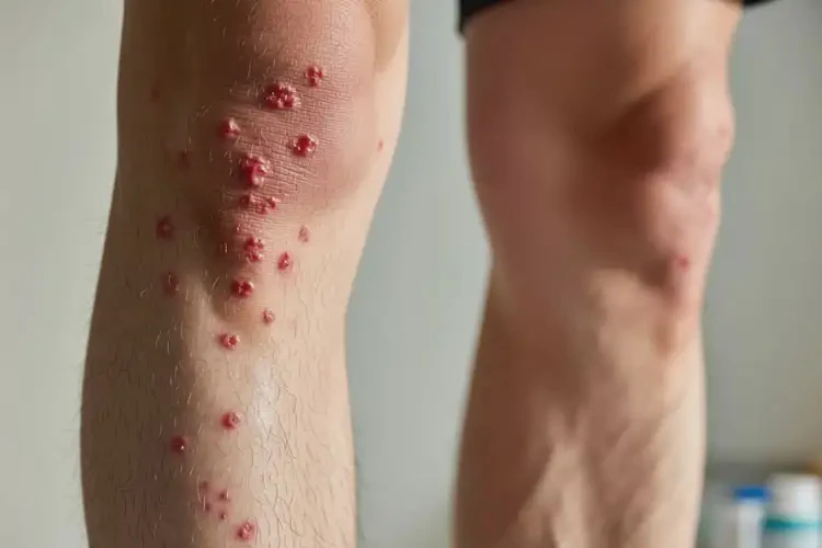 男生小腿容易起濕疹不管它會(huì)自己好嗎(圖4)