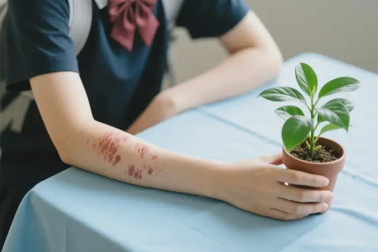 大學(xué)生手臂容易長濕疹能不能徹底自愈(圖1)