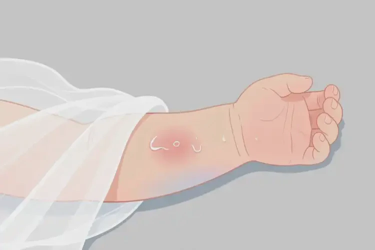 新生兒手臂上經(jīng)常長濕疹可不可以徹底自愈(圖1)