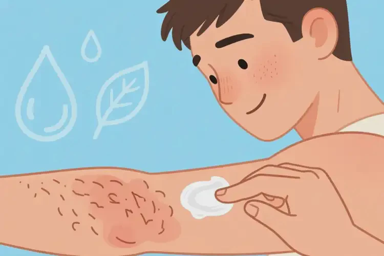 男生手臂出湿疹能够彻底治愈吗(图2)