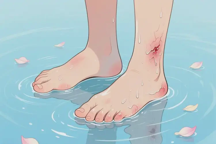 青年人脚上出现湿疹能不能彻底自愈(图2)