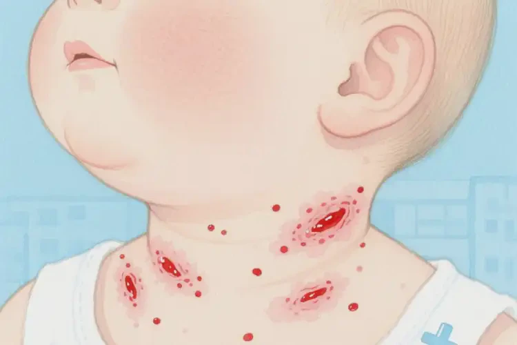 少兒脖子長濕疹不管它會自己自愈嗎(圖4)