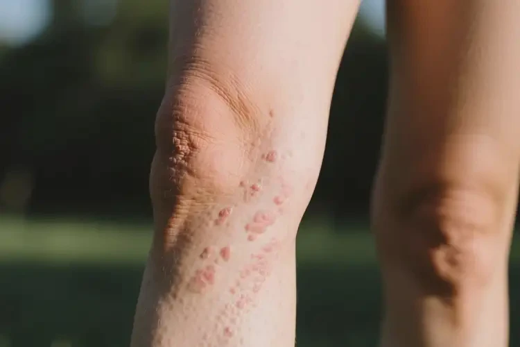 女人大腿上出濕疹能徹底自愈嗎(圖3)