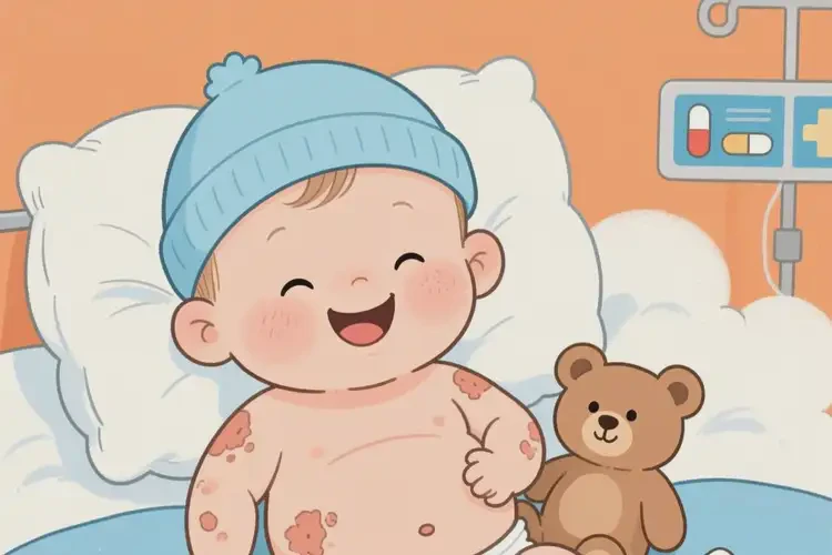 幼兒肚子容易長(zhǎng)濕疹不管它會(huì)自己痊愈嗎(圖1)