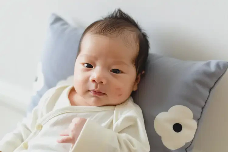 新生兒身上偶爾長濕疹可不可以徹底自愈(圖1)