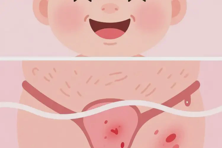 新生兒肛周偶爾長(zhǎng)濕疹不管它會(huì)自己自愈嗎(圖2)