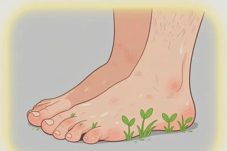 青年人腳上容易長(zhǎng)濕疹可以徹底自愈嗎(圖1)