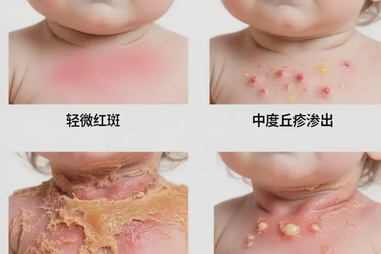 孩子脖子起濕疹不管它會(huì)自己痊愈嗎(圖3)