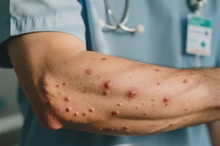 男人手臂上偶爾長濕疹可以徹底自愈嗎(圖4)