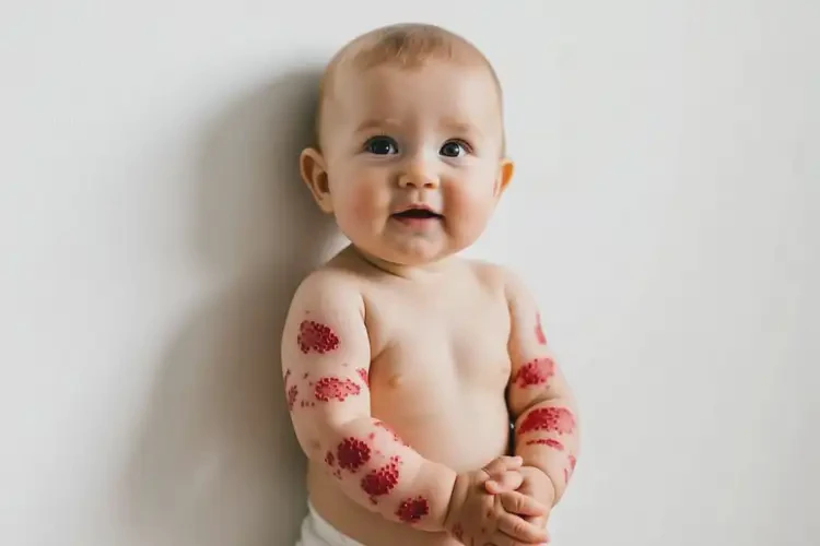 嬰幼兒全身長濕疹不管它會自己好嗎(圖1)