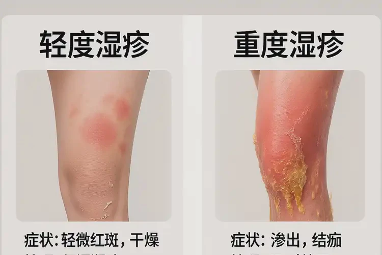 青少年小腿起濕疹不管它會(huì)自己自愈嗎(圖2)