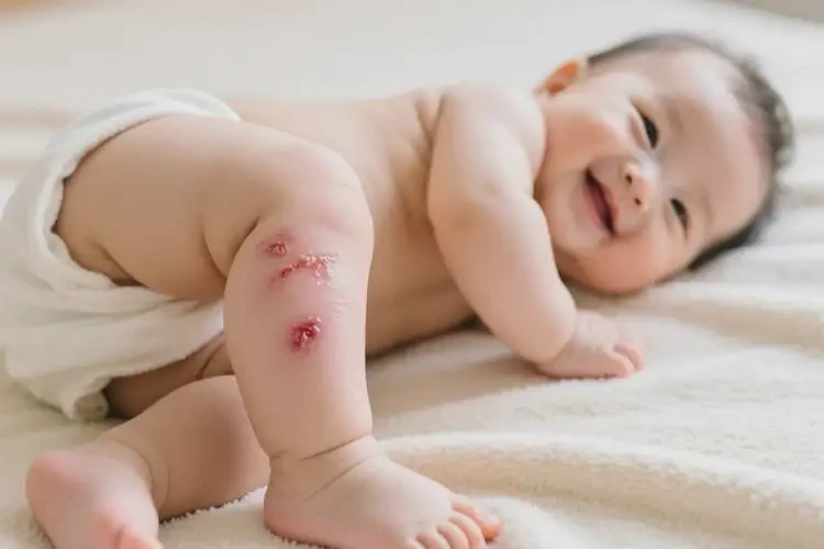 宝宝大腿容易起湿疹可不可以彻底自愈(图3)