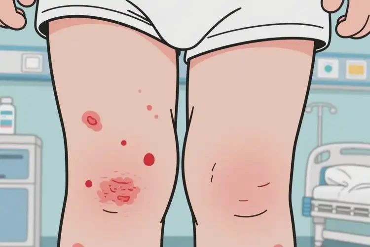 小兒大腿偶爾起濕疹能徹底自愈嗎(圖4)