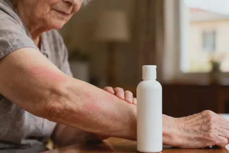 高齡老人身上經(jīng)常起濕疹不管它會(huì)自己好嗎(圖2)