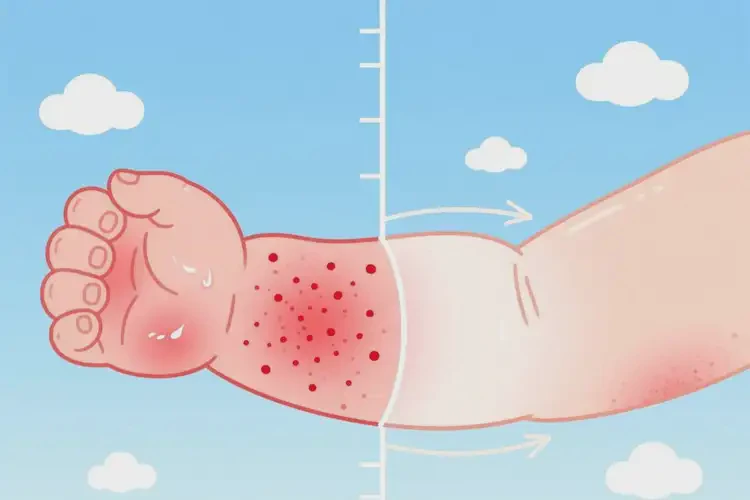 少儿身上出湿疹能彻底自愈吗(图4)