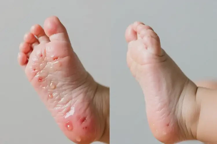 嬰幼兒腳上偶爾長(zhǎng)濕疹不管它會(huì)自己痊愈嗎(圖2)