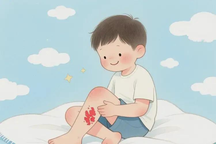 小兒小腿上經(jīng)常起濕疹可以徹底自愈嗎(圖4)