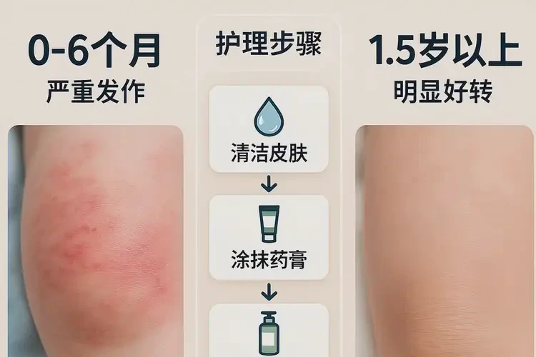 寶寶四肢長濕疹能靠自己自愈嗎(圖1)
