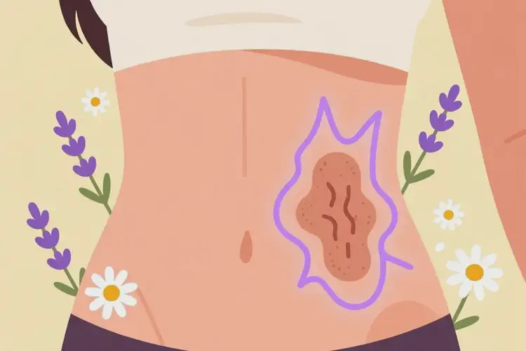 女性肚子上容易起濕疹不管它會(huì)自己自愈嗎(圖2)