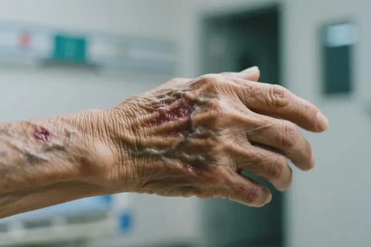 老年人手臂上起濕疹不管它會(huì)自己痊愈嗎(圖3)