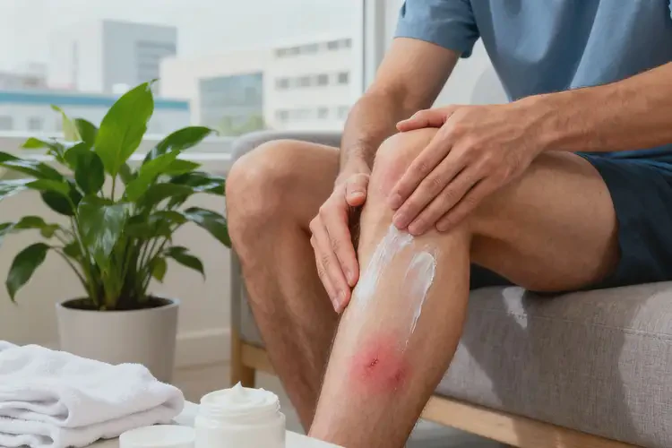 男性大腿上經(jīng)常長濕疹不管它會自己好嗎(圖4)