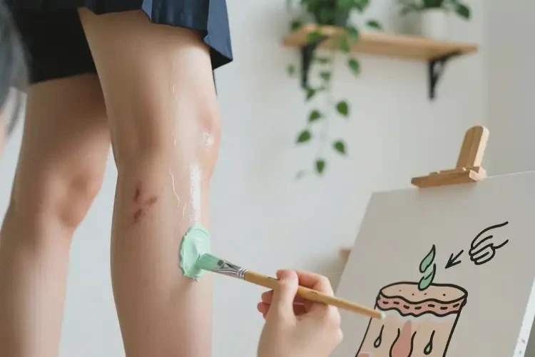 大學(xué)生小腿上容易長濕疹不管它會(huì)自己痊愈嗎(圖1)