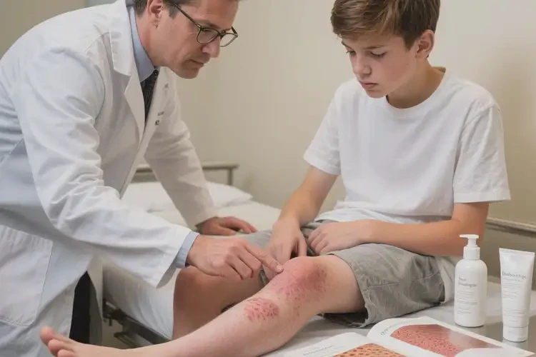 青少年小腿起濕疹不管它會(huì)自己自愈嗎(圖3)