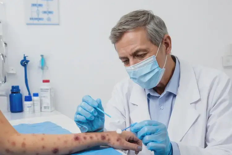 女生手臂出现湿疹不管它会自己好吗(图3)