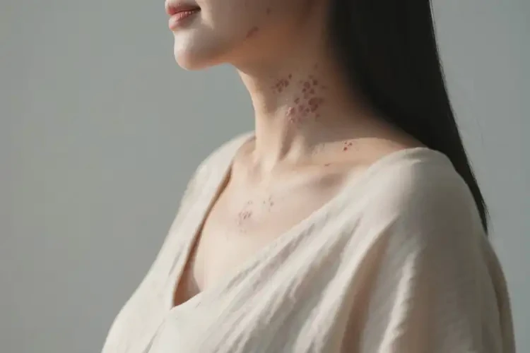 產(chǎn)婦脖子經(jīng)常長濕疹不管它會自己自愈嗎(圖1)