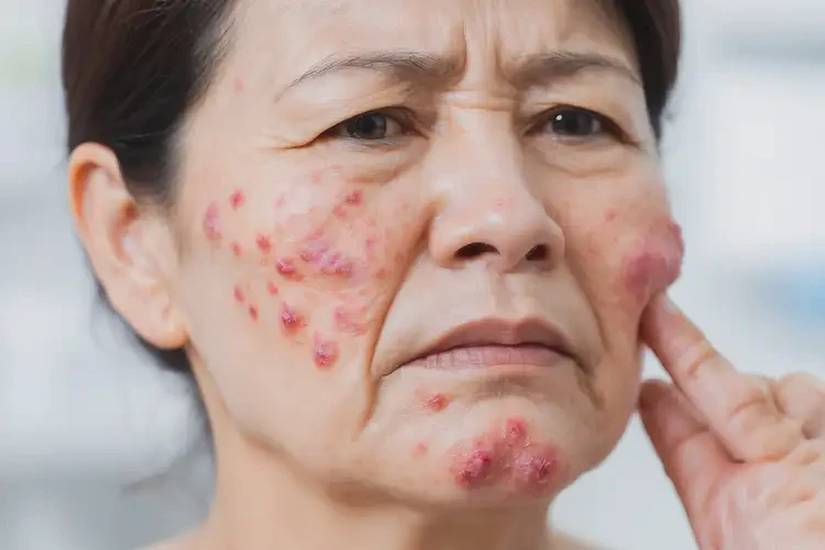 女性臉上出濕疹能徹底自愈嗎(圖4)