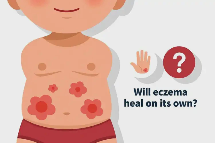 少兒肚子上長(zhǎng)濕疹不管它會(huì)自己自愈嗎(圖1)