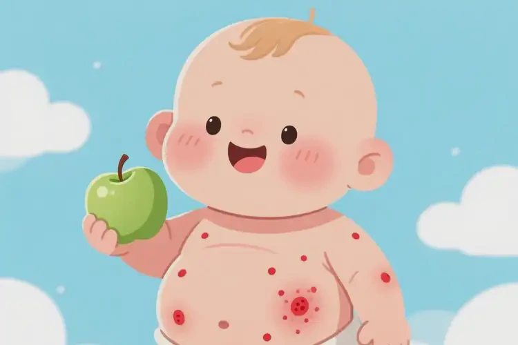 小兒肚子上容易起濕疹能徹底自愈嗎(圖2)