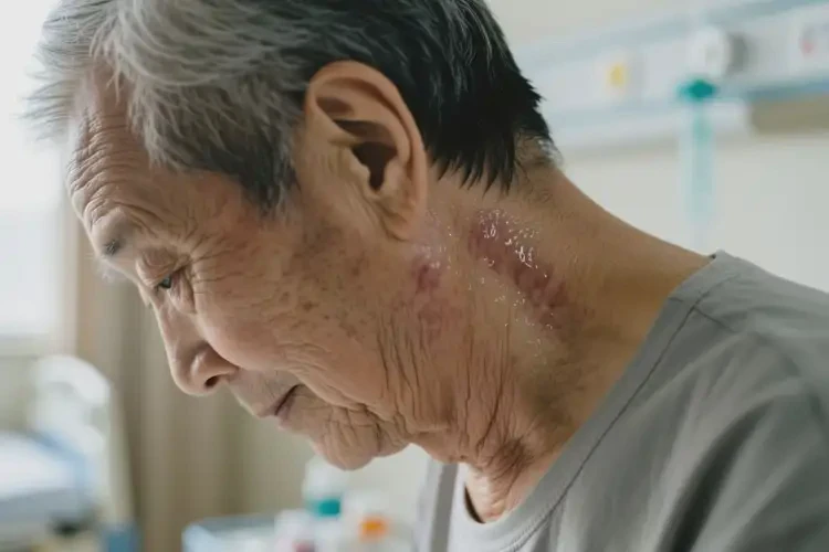 老年人脖子容易起濕疹能不能徹底自愈(圖2)