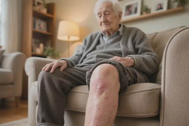 高齡老人小腿長(zhǎng)濕疹能不能徹底自愈(圖4)