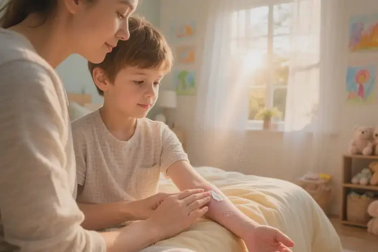 兒童手臂上容易起濕疹不管它會自己好嗎(圖4)