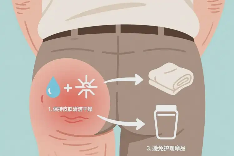 老人屁股上容易起濕疹能徹底自愈嗎(圖1)